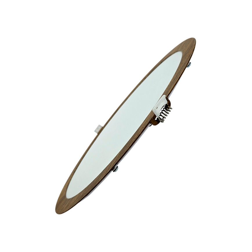 LED Ugradbena svjetiljka CIRCLE LED/24W/230V 4200K pr. 29,6 cm smeđa