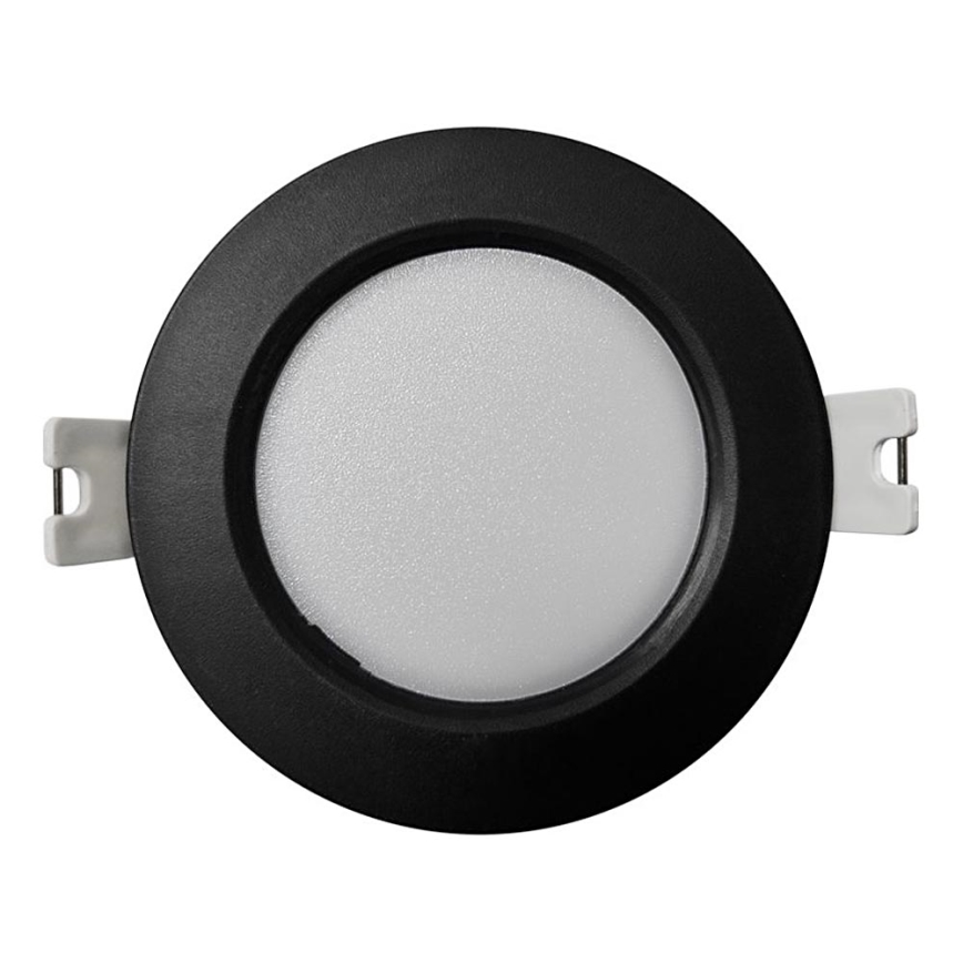 LED Ugradbena svjetiljka CIRCLE LED/3W/230V 4000K pr. 9 cm crna