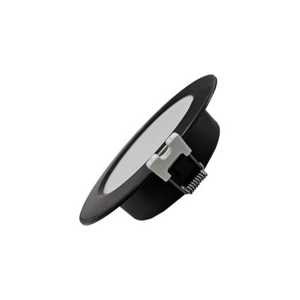 LED Ugradbena svjetiljka CIRCLE LED/3W/230V 4000K pr. 9 cm crna