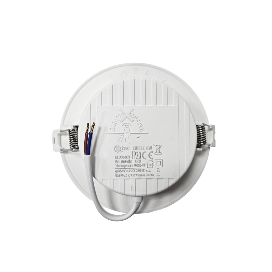LED Ugradbena svjetiljka CIRCLE LED/6W/230V 4000K pr. 12 cm bijela