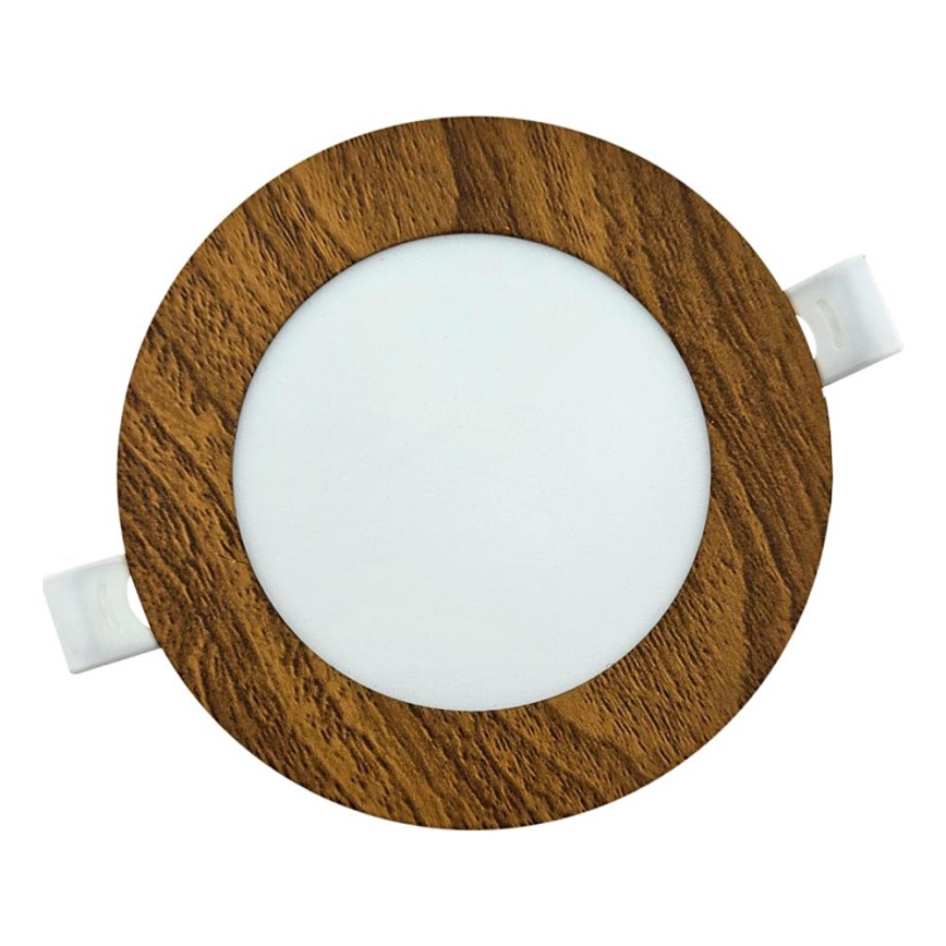 LED Ugradbena svjetiljka CIRCLE LED/6W/230V 4200K pr. 11,8 cm smeđa