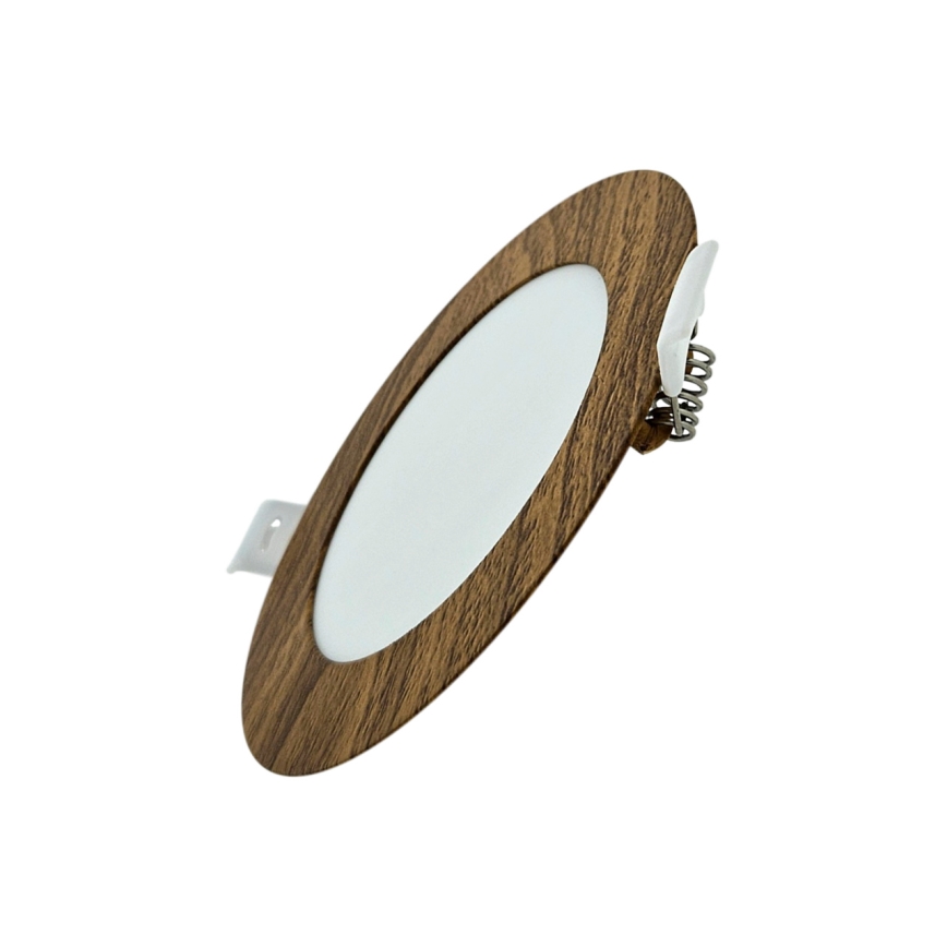LED Ugradbena svjetiljka CIRCLE LED/6W/230V 4200K pr. 11,8 cm smeđa