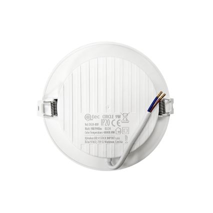 LED Ugradbena svjetiljka CIRCLE LED/9W/230V 4000K pr. 14,5 cm bijela