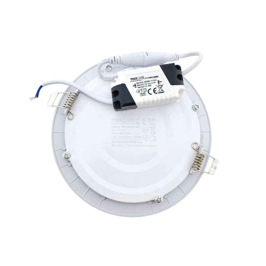 LED Ugradbena svjetiljka CIRCLE LED/9W/230V 6500K pr. 14,5 cm bijela