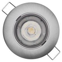 LED Ugradbena svjetiljka EXCLUSIVE 1xLED/5W/230V 4000 K srebrna