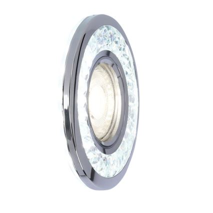 LED Ugradbena svjetiljka EYE 1xGU10/50W + LED/3W/230V
