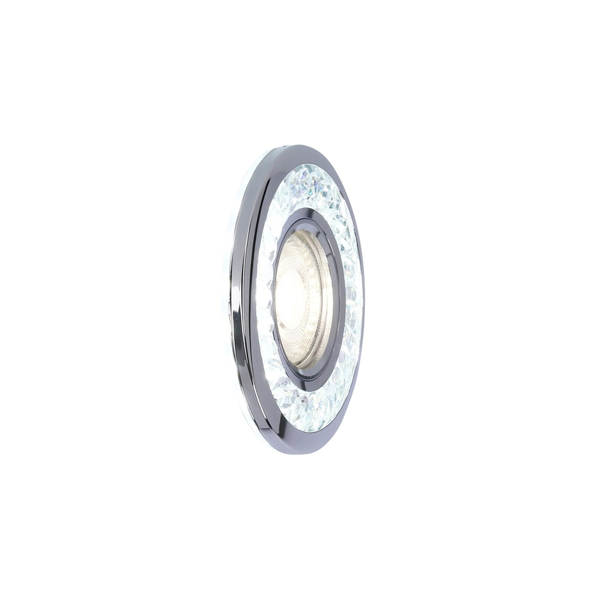 LED Ugradbena svjetiljka EYE 1xGU10/50W + LED/3W/230V