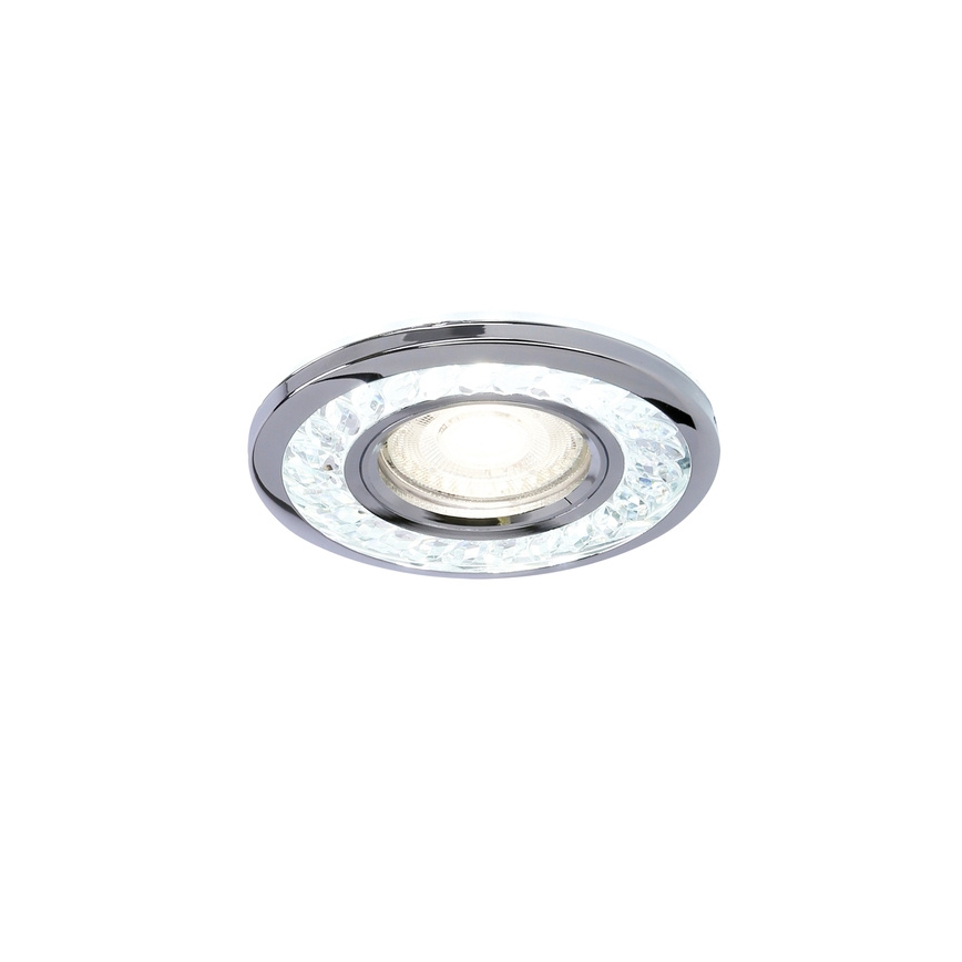 LED Ugradbena svjetiljka EYE 1xGU10/50W + LED/3W/230V