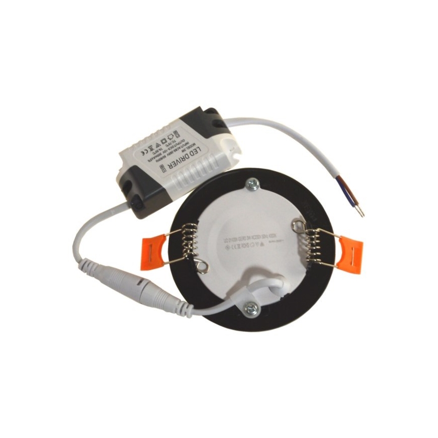 LED Ugradbena svjetiljka GERD LED/3W/230V 4000K crna