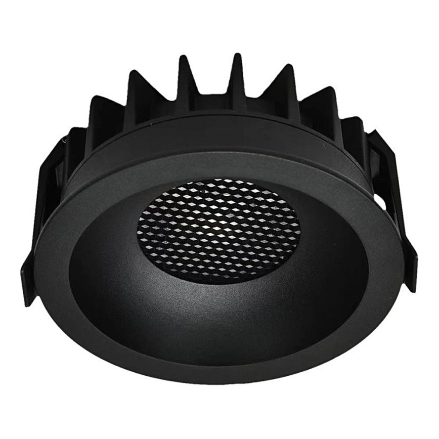 LED Ugradbena svjetiljka LED/18W/230V 3000/4000/6400K ø 10,6 cm crna