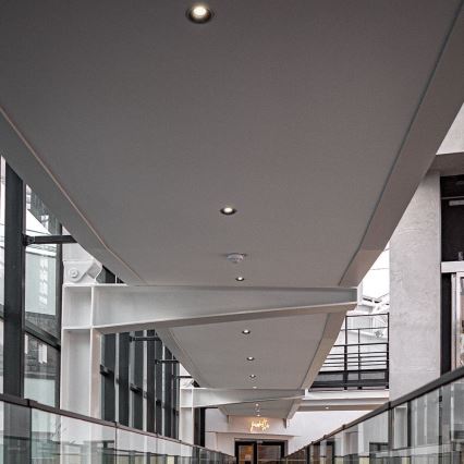 LED Ugradbena svjetiljka LED/18W/230V 3000/4000/6400K ø 10,6 cm crna