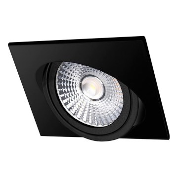 LED Ugradbena svjetiljka LED/18W/230V 3000K 11,5x11,5 cm crna