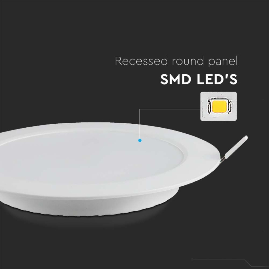 LED Ugradbena svjetiljka LED/18W/230V pr. 22 cm 6500K bijela