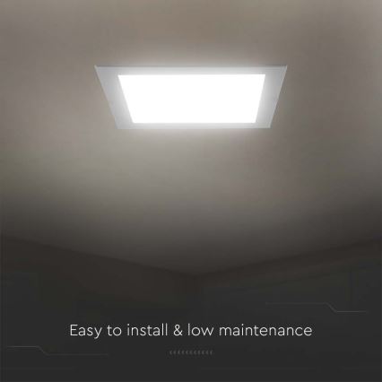 LED Ugradbena svjetiljka LED/24W/230V 29,5x29,5 cm 4000K bijela