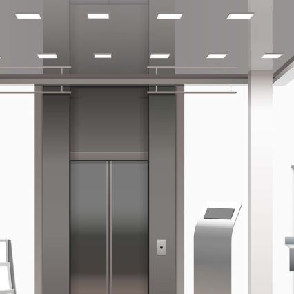 LED Ugradbena svjetiljka LED/24W/230V 29,5x29,5 cm 6500K bijela