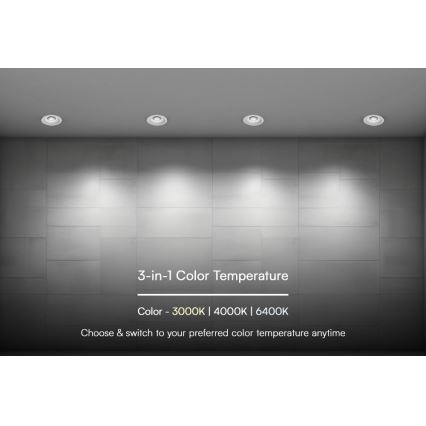 LED Ugradbena svjetiljka LED/24W/230V 3000/4000/6400K ø 13,5 cm bijela