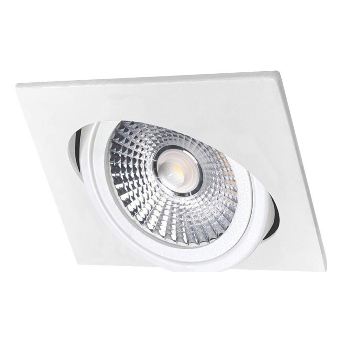 LED Ugradbena svjetiljka LED/6W/230V 3000K 8,5x8,5 cm bijela
