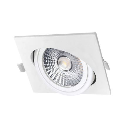 LED Ugradbena svjetiljka LED/6W/230V 3000K 8,5x8,5 cm bijela