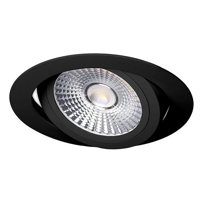 LED Ugradbena svjetiljka LED/6W/230V 3000K pr. 8,5 cm crna