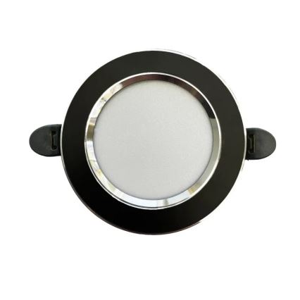 LED Ugradbena svjetiljka LED/7,5W/230V 4000K crna/srebrna