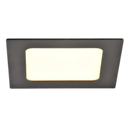 LED Ugradbena svjetiljka RIGEL LED/4,8W/230V 4000K 11,8x11,8 cm crna