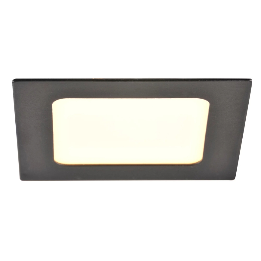 LED Ugradbena svjetiljka RIGEL LED/4,8W/230V 4000K 11,8x11,8 cm crna