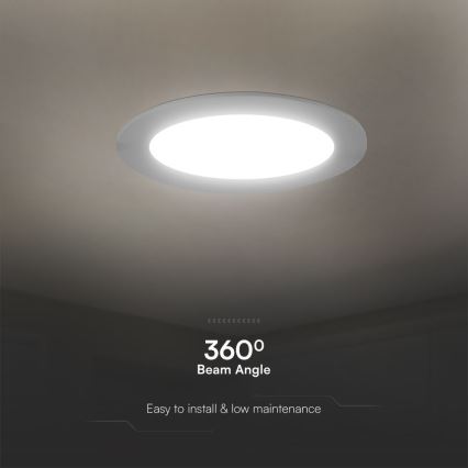 LED Ugradbena svjetiljka SAMSUNG CHIP LED/18W/230V 3000K pr. 22 cm bijela