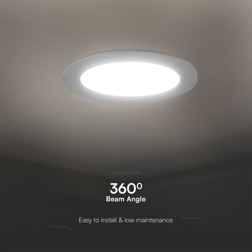 LED Ugradbena svjetiljka SAMSUNG CHIP LED/18W/230V 3000K pr. 22 cm bijela