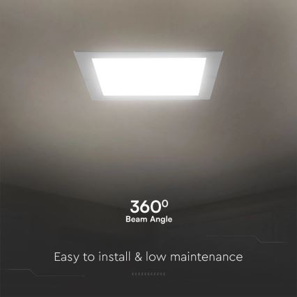 LED Ugradbena svjetiljka SAMSUNG CHIP LED/18W/230V 4000K 22x22 cm bijela