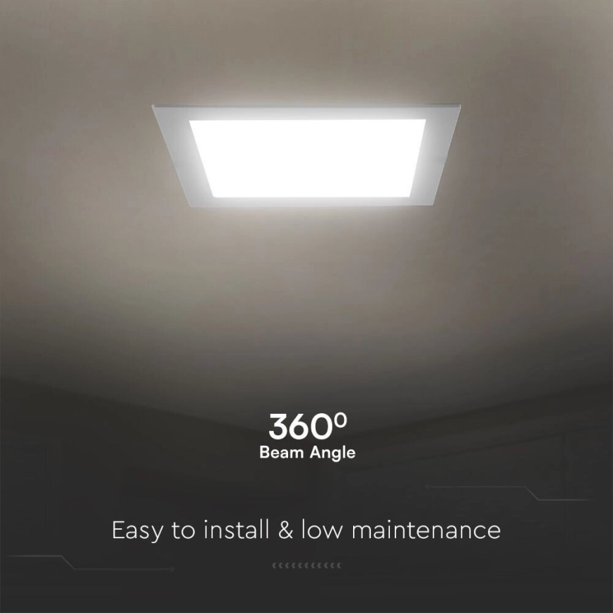 LED Ugradbena svjetiljka SAMSUNG CHIP LED/18W/230V 4000K 22x22 cm bijela