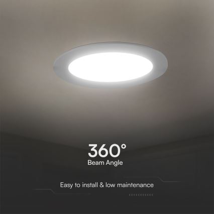 LED Ugradbena svjetiljka SAMSUNG CHIP LED/18W/230V 6500K pr. 22 cm bijela