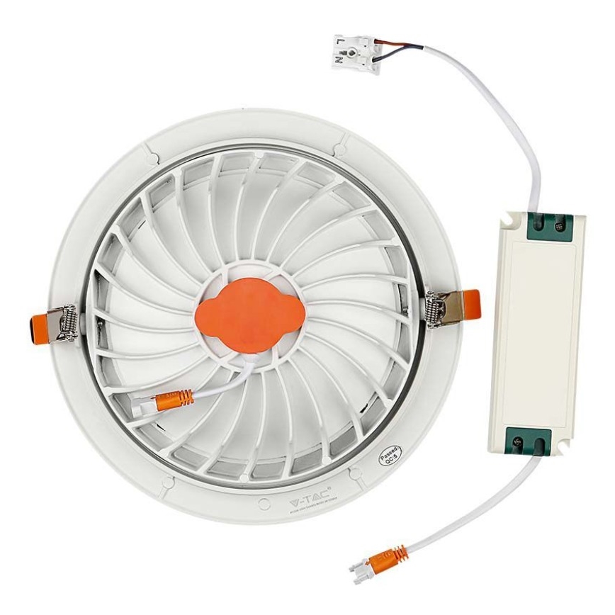 LED Ugradbena svjetiljka SAMSUNG CHIP LED/20W/230V 3000K