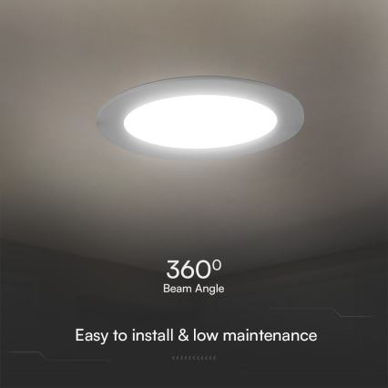 LED Ugradbena svjetiljka SAMSUNG CHIP LED/24W/230V 3000K pr. 29,4 cm bijela