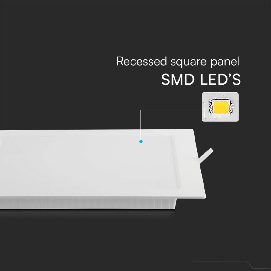 LED Ugradbena svjetiljka SAMSUNG CHIP LED/24W/230V 4000K 29,5x29,5 cm bijela