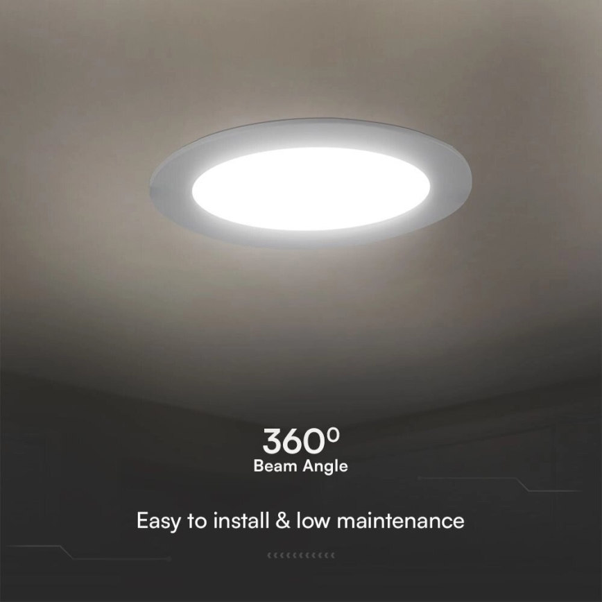 LED Ugradbena svjetiljka SAMSUNG CHIP LED/24W/230V 4000K pr. 29,4 cm bijela