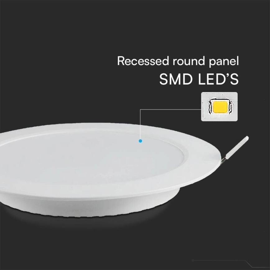LED Ugradbena svjetiljka SAMSUNG CHIP LED/24W/230V 4000K pr. 29,4 cm bijela