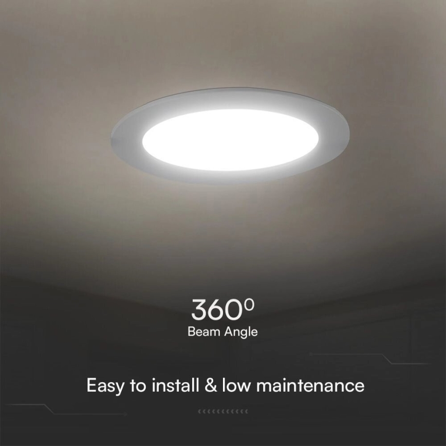 LED Ugradbena svjetiljka SAMSUNG CHIP LED/24W/230V 6500K pr. 29,4 cm bijela