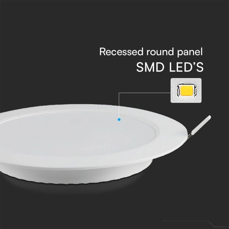 LED Ugradbena svjetiljka SAMSUNG CHIP LED/24W/230V 6500K pr. 29,4 cm bijela