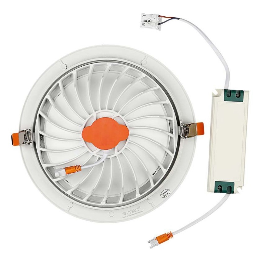 LED Ugradbena svjetiljka SAMSUNG CHIP LED/30W/230V 6400K