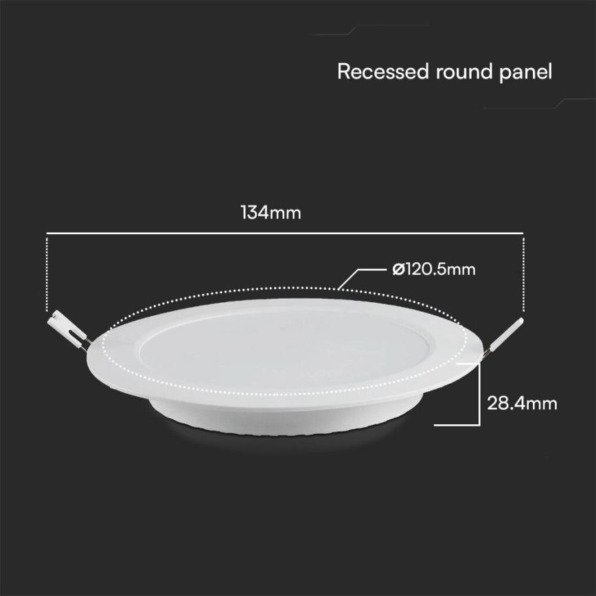 LED Ugradbena svjetiljka SAMSUNG CHIP LED/6W/230V 4000K pr. 12 cm bijela