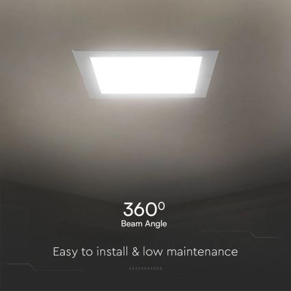 LED Ugradbena svjetiljka SAMSUNG CHIP LED/6W/230V 6500K 12x12 cm bijela