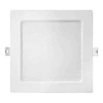 LED Ugradbena svjetiljka SQUARE LED/12W/230V 4000K 17x17 cm bijela