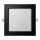 LED Ugradbena svjetiljka SQUARE LED/12W/230V 4000K 17x17 cm crna