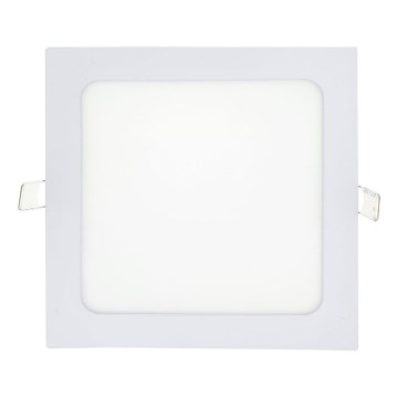 LED Ugradbena svjetiljka SQUARE LED/15W/230V 4200K 18,8x18,8 cm bijela
