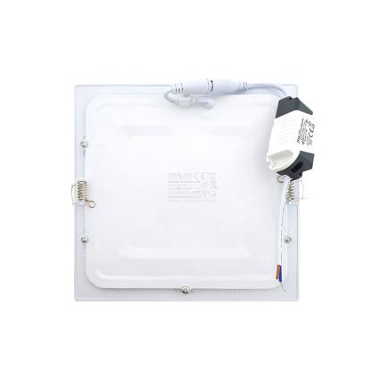 LED Ugradbena svjetiljka SQUARE LED/15W/230V 4200K 18,8x18,8 cm bijela