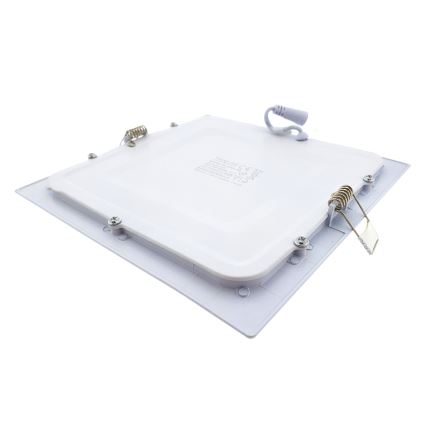 LED Ugradbena svjetiljka SQUARE LED/15W/230V 4200K 18,8x18,8 cm bijela