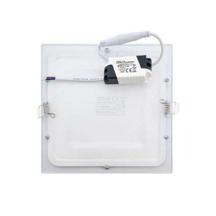 LED Ugradbena svjetiljka SQUARE LED/15W/230V 6500K 18,8x18,8 cm bijela