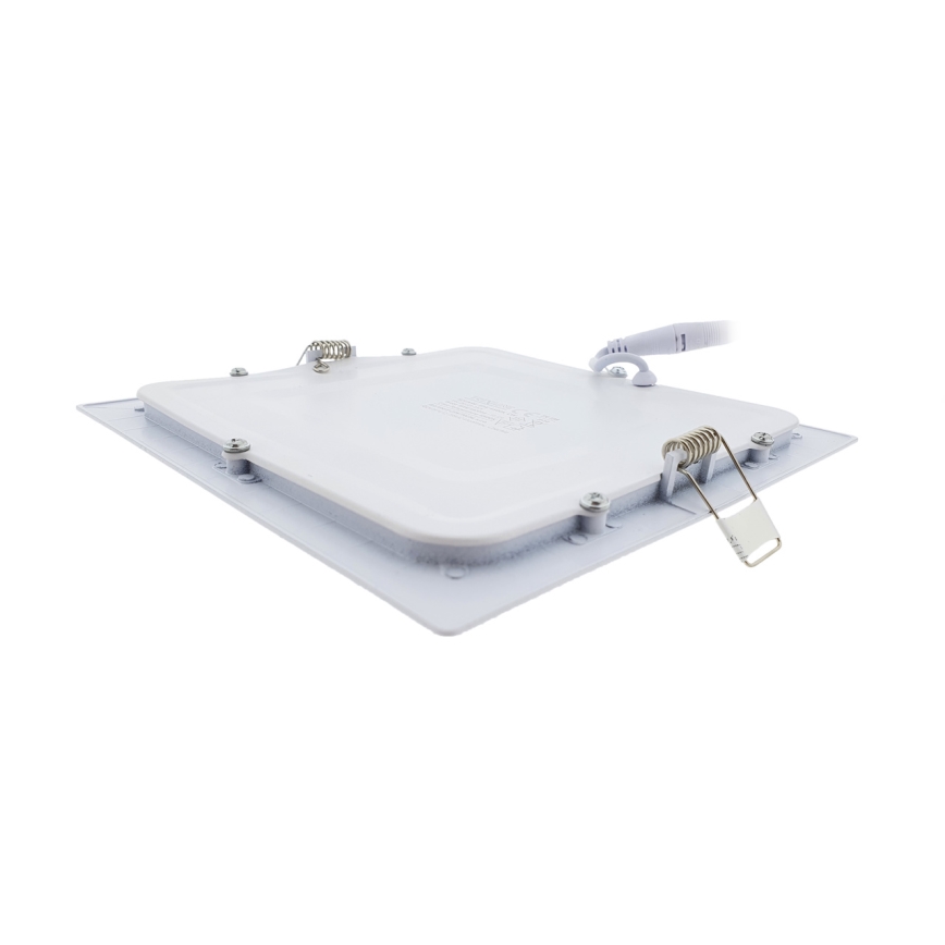 LED Ugradbena svjetiljka SQUARE LED/15W/230V 6500K 18,8x18,8 cm bijela