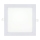 LED Ugradbena svjetiljka SQUARE LED/18W/230V 2700K 22x22 cm bijela