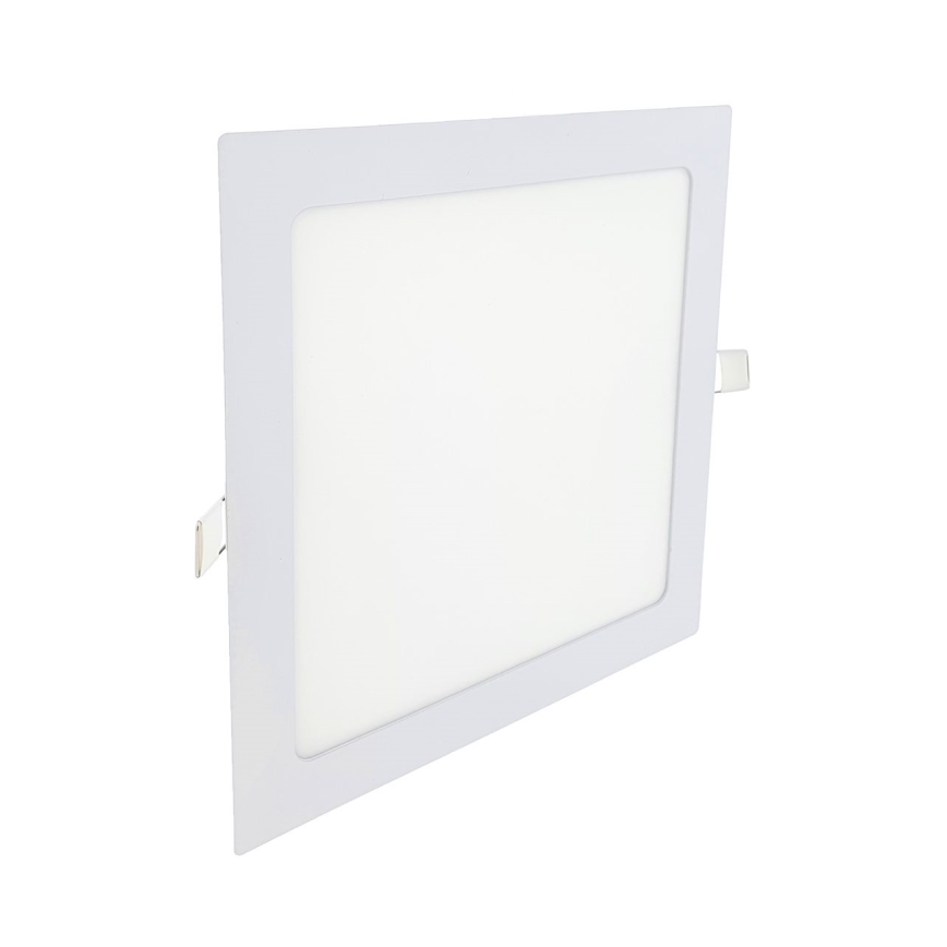 LED Ugradbena svjetiljka SQUARE LED/18W/230V 2700K 22x22 cm bijela